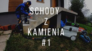 Schody z Kamienia 1 przygotówka hydroizolacja [upl. by Sellers930]