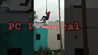 PC Physical TrainingRope Climbing tnusrb police physicalropeexercise ropeclimbingropefitness [upl. by Usanis]