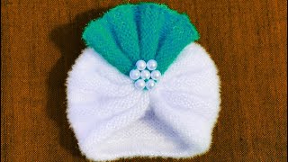 Easy amp Fast Crochet Baby Hat Basic [upl. by Yelra]