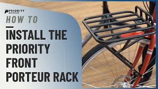 How to Install the Priority Front Porteur Rack [upl. by Brill]