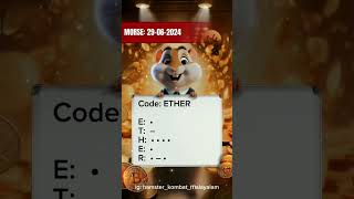 28 06 2024 hamster kombat chiper morse codehamster kombat malayalam chiper code [upl. by Delanty]