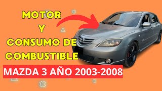 ¿Qué Motor Tiene un Mazda 3 2003  2008 y Cuanto Consume de Gasolina [upl. by Rosecan681]