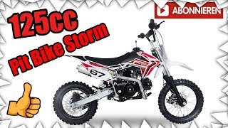 Unboxing Pit Bike 125cc Nitro Motors 125ccm Exhaust Auspuff Sound [upl. by Stine924]