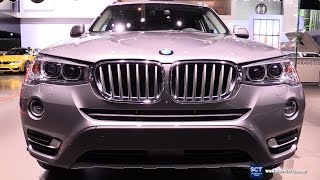 2017 BMW X3 xDrive 35i M Sport  Exterior and Interior Walkaround  2016 LA Auto Show [upl. by Marcell]