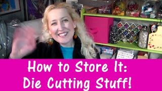 how to store die cutting stuff [upl. by Deidre]