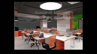 Office Interior Rendered Design [upl. by Chandal]