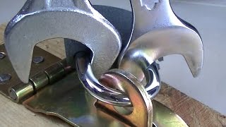 Life Hack Learn Open Padlocks Without the Keys  How to Open Padlock With Two Wrenches [upl. by Salisbury]