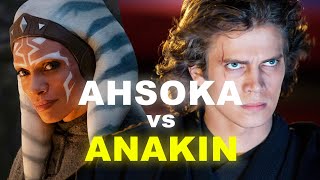 Anakin Skywalker vs Ahsoka Tano AI Voice [upl. by Eidson]