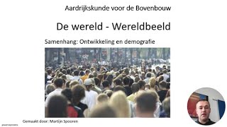 Wereld  Samenhang Ontwikkeling en Demografie [upl. by Serge283]