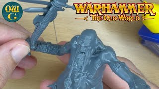 Building the Aleguzzler Gargant from Stormbringer issues 60 amp 61 as an Orc an Goblin Giant [upl. by Akili]