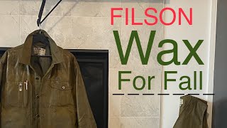 How to wax a Filson jacket [upl. by Oletta]