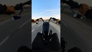 Custom Harley Streetbob  stage 2 and Bassani sweepers  top speed run  best sounding bobber [upl. by Faxon152]