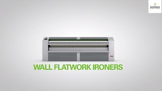 Flatwork ironer for hotels by Domus 2020  wwwdomuslaundrycom [upl. by Wei889]