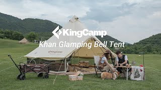 KingCamp Khan Glamping Bell Tent KT2215 [upl. by Ramu]