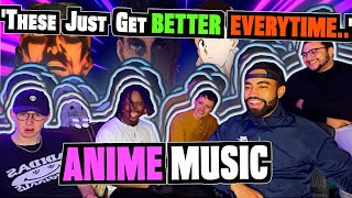 NonAnime Fan Musicians REACT to ANIME OPENINGS AND ENDINGS  Pt 4 [upl. by Philcox]