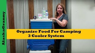 How To Organize Food For Camping 3 Cooler System Keep Your Cooler Colder Cleaner [upl. by Eillen259]