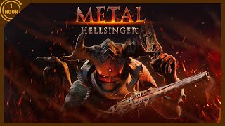 Metal Hellsinger  OneHour Gameplay No Commentary [upl. by Izzy]