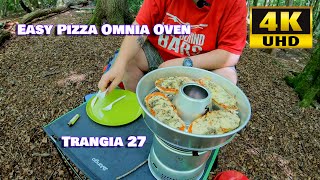 Omnia Oven  Easy Pizza  Trangia 27 [upl. by Andrew986]