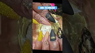 Clients Nails vs Career nailart naildesign acrylicnails nailicious [upl. by Fachan521]