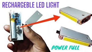 how to make rechargeable led emergency light at home  powerful rechargeable light  viral video [upl. by Ker132]