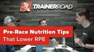 PreRace Nutrition Tips That Lower RPE  Ask a Cycling Coach Podcast 141 [upl. by Nevetse]