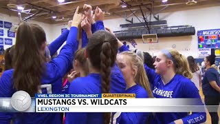 WATCH Rockbridge County volleyball defeats Monticello in Region 3C Quarterfinals [upl. by Oppen]