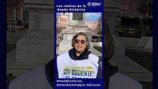 ROSTROS DE LA DEUDA HISTÓRICA EDITH LAGUNAS [upl. by Aylat]