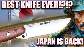 When Japan Makes a Bushcraft Knife Worlds Best Knife 2024 [upl. by Frodin785]