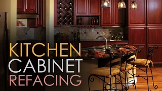 Kitchen Cabinet Refacing  Ideas DIY  Video Guide [upl. by Colinson]