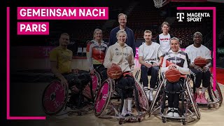 RoadToParis FC BAYERN BASKETBALL meets TEAM D PARALYMPICS  MAGENTA SPORT [upl. by Bullion]