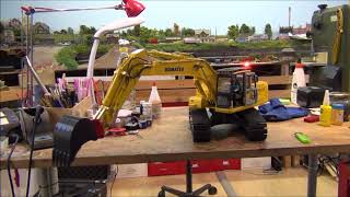 Komatsu PC290 von Fumotec  Erster Test mit der Hydraulik [upl. by Aninaig]