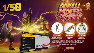 DIWALI VIDEO FREE FIRE REDEEM CODE NEW DISCOUNT EVENT FF  FF NEW EVENT  NEW EVENT FREE FIRE TODAY [upl. by Bryn6]