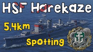 HSF Harekaze Kraken but very close game  World of Warships [upl. by Vasyuta]