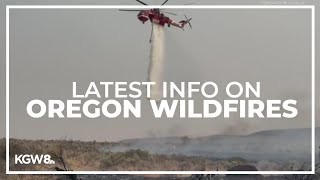 Updated information on Oregon wildfires [upl. by Naxela]