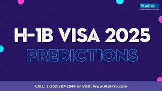 H1B Cap 2025 Prediction What Are Your Chances of Winning H1B Lottery [upl. by Jewelle686]