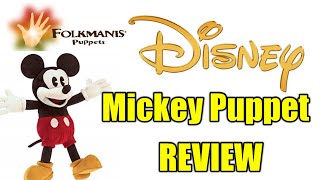 DISNEY FOLKMANIS MICKEY MOUSE PUPPET  MICKEY amp FRIENDS PUPPET REVIEW  Justin Talks Puppets [upl. by Kurtzman]