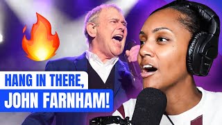 FIRST TIME REACTING TO  John Farnham  quotYoure The Voicequot [upl. by Lock651]