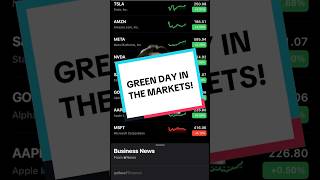 Green Across the Board in the Markets Here’s why stockmarket investing stocks nvidia tsla [upl. by Sergent897]