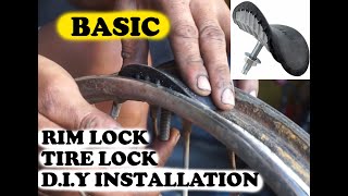 rim lock installation pinoy version diy teknik [upl. by Bohlen692]