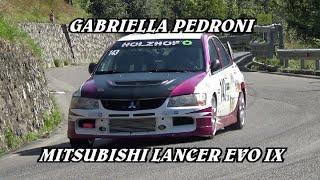 TROFEO VALLECAMONICA 2024  GABRIELLA PEDRONI  MITSUBISHI LANCER EVO IX  BY BELLUNOVIDEO [upl. by Suzann854]