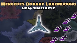 What if Mercedes Bought Luxembourg  HOI4 Timelapse Part 1 [upl. by Aenitsirhc]