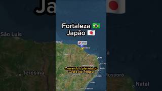 Fortaleza  Japão 🇯🇵 Cruzando o planeta do Ceará até Tóquio [upl. by Ybba]