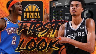 DDSPB24 🏀 First Look and New Features of Draft Day Sports Pro Basketball 2024  Windows PC DDSPB 24 [upl. by Marlene]