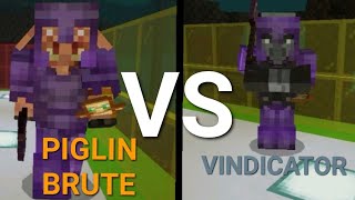 Netherite Piglin Brute VS Netherite Vindicator [upl. by Cutler]