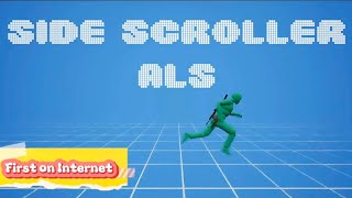 ALS  25D Side Scroller Tutorial  IWALS  Unreal Engine 5 sidescroller [upl. by Lemaceon]