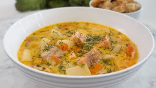 Never have I ever eaten such a delicious fish soup❗Easy and Healthy 30 MIN fish soup [upl. by Valda]