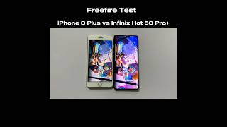 IPHONE 8 PLUS VS INFINIX HOT 50 PRO PLUS  TEST [upl. by Aicela475]