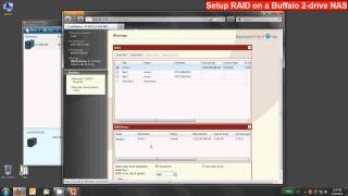 Set up RAID on Buffalo TwoDrive LinkStation or TeraStation NAS [upl. by Zurheide]