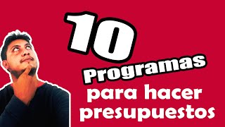 Los programas más usados para hacer presupuestos de obra 💻📝✏️💯 [upl. by Ojillek]