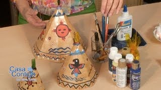 Manualidades Tipis Indios para Niños tambien para Thanksgiving [upl. by Milburt275]